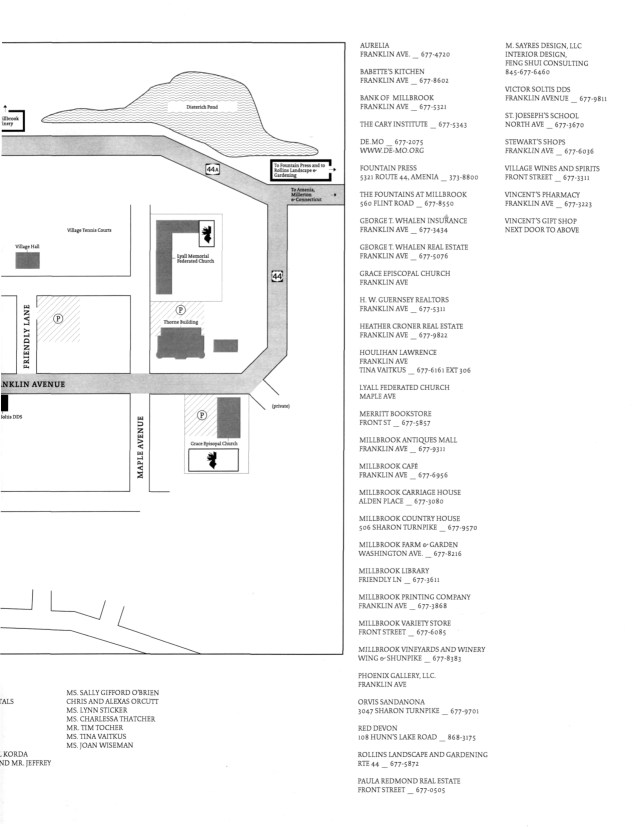 MBF Schedule & Map2009Page3